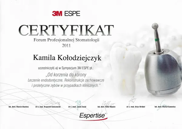 Forum Profesjonalnej Stomatologii - organizator: 3M ESPE - 2011